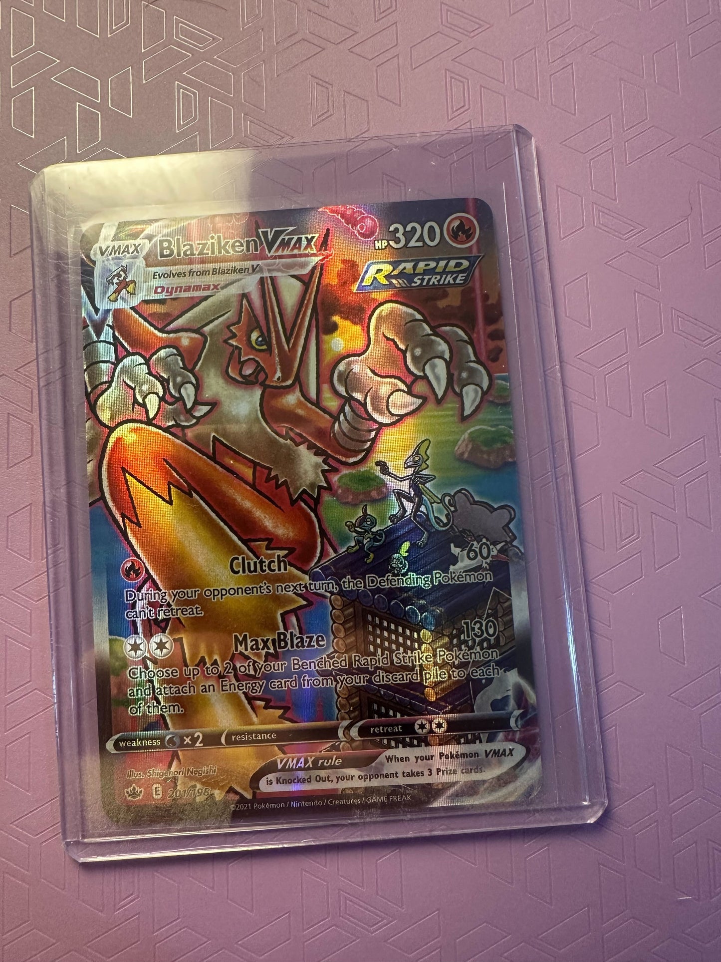 Blaziken VMAX #201 Ungraded