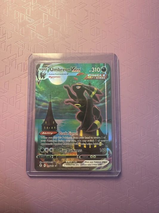 Umbreon VMAX #215 Pokemon Evolving Skies Ungraded